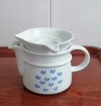 Antiek theepotje met theezak houder porselein € 15,00, Ophalen of Verzenden