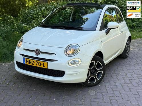Fiat 500 C 1.0 TwinAir PopStar Cabrio b.j. 10-2022 1 Eig. 24, Auto's, Fiat, Bedrijf, Te koop, 500C, Airbags, Airconditioning, Boordcomputer