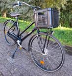 Hippe zwarte Sparta damesfiets/transportfiets,28inch, 57cm✅️, Ophalen, Sparta, Versnellingen, 56 cm of meer