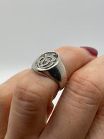 A62 Prachtige zilvern Claddagh ring maat 16,25, Ophalen of Verzenden, Kleiner dan 17, X, Dame