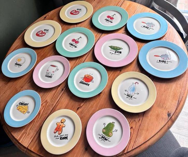 Blond Amsterdam Blondelicious bordenset, Huis en Inrichting, Keuken | Servies, Bord(en), Blond Amsterdam, Aardewerk, Ophalen of Verzenden