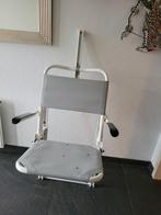 Douchestoel libido inklapbare armleggers en zitting. Wit/gri, Diversen, Ophalen of Verzenden, Zo goed als nieuw