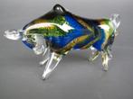 Murano Stijl Glas Stier - Prachtig Decoratieobject, Antiek en Kunst, Ophalen of Verzenden