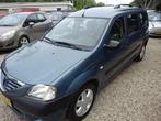 Dacia Logan MCV 1.6-16V Lauréate 7p. airco cruise control, Gebruikt, Blauw, 7 stoelen, Origineel Nederlands