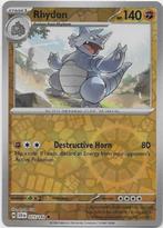 Pokemon Stellar Crown,  Rhydon [reverse] 75/142, Hobby en Vrije tijd, Verzamelkaartspellen | Pokémon, Verzenden, Nieuw, Losse kaart