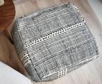 Nieuw Marrokaans berber wollen kelim, vloerkussen poef, Nieuw, Ophalen of Verzenden, 50 tot 75 cm, Vierkant