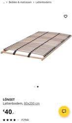 2x IKEA Lattenbodem 80x200 - Zo goed als nieuw, Ophalen, Eenpersoons, Zo goed als nieuw, 80 cm