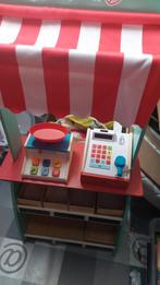 Houten winkeltje/theater met accessoires, Kinderen en Baby's, Speelgoed | Houten speelgoed, Ophalen of Verzenden, Zo goed als nieuw