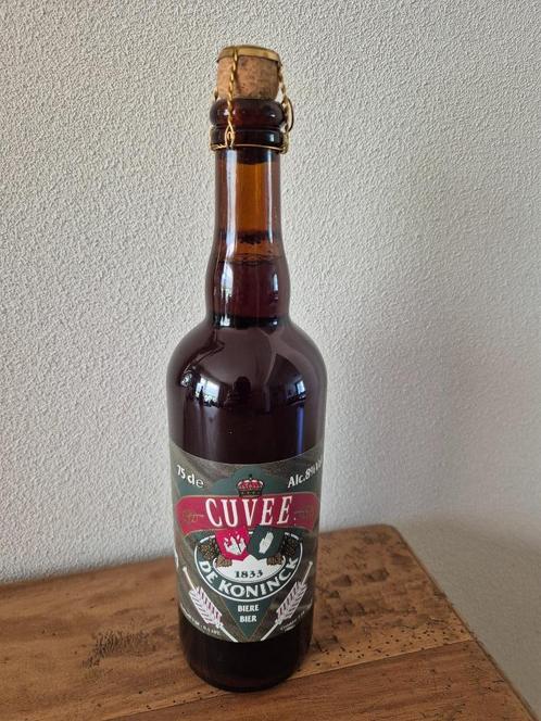 1996 De Koninck CUVEE bier 8 % 0,75 Ltr, Verzamelen, Biermerken, Zo goed als nieuw, Flesje(s), De Koninck, Ophalen of Verzenden