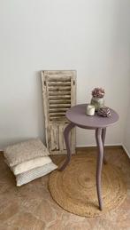 Wijntafel/ Plantentafel/ Brocante tafeltje/ Rustiek tafeltje, Huis en Inrichting, Tafels | Bijzettafels, Ophalen, Minder dan 55 cm