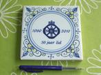 ANWB tegel 50 jaar lid 1960 - 2010, Ophalen of Verzenden, Gebruikt