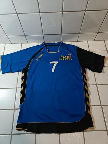 (L) Hummel #7 Voetbal Jersey {Bas Autowas Sponsor} Polyester beschikbaar voor biedingen