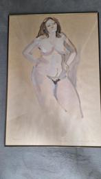 Studieschilderij van Peter van Oorschot maart 1980, Ophalen of Verzenden