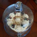 Glazen taartstolp, Ophalen of Verzenden, Zo goed als nieuw