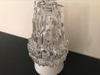 Vintage NIKO plafoniere IJsglas * glasshutte plafondlamp, Ophalen of Verzenden, Zo goed als nieuw, Glas