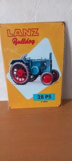 Blikken Bord Lanz Bulldog 20x30 cm, Ophalen of Verzenden