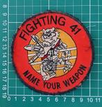 Patch VF-41 Black Aces, Ophalen of Verzenden, Landmacht, Amerika, Embleem of Badge