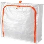 Ikea opbergtas met oranje rits, Ophalen of Verzenden, Zo goed als nieuw