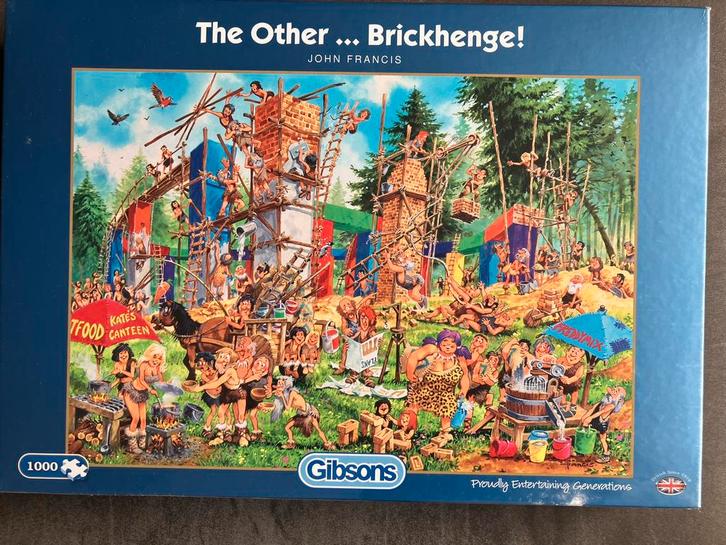 Gibsons puzzel 1000 stukjes The Other Brickhenhe! NIEUW, Hobby en Vrije tijd, Denksport en Puzzels, Nieuw, Legpuzzel, 500 t/m 1500 stukjes