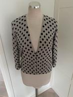 Claudia Sträter vest met stippen - Maat M, Ophalen of Verzenden, Zo goed als nieuw, Maat 38/40 (M), Beige