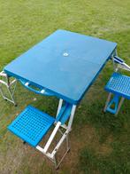 Camping picknicktafel voor kinderen, Tuin en Terras, Picknicktafels, Ophalen, Gebruikt, Vierkant, Aluminium