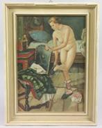 antiek naakt impressionisme ``bedtijd``, Antiek en Kunst, Kunst | Schilderijen | Klassiek, Ophalen