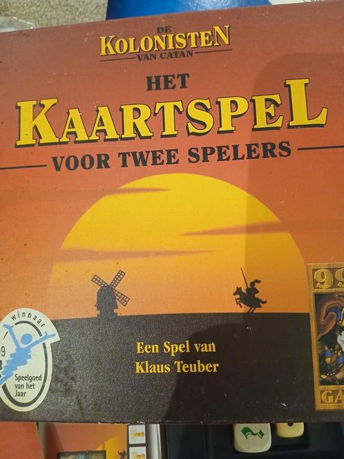 Kolonisten van Catan - Het Kaartspel (2 spelers), Hobby en Vrije tijd, Gezelschapsspellen | Kaartspellen, Zo goed als nieuw, Een of twee spelers
