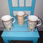 Koffiemokken Royal Doulton 3 stuks, Ophalen, Glas of Glazen, Gebruikt, Overige stijlen