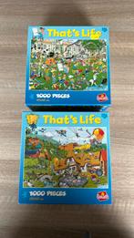 2 That’s Life puzzels 1000 stukjes, Gebruikt, Ophalen of Verzenden, 500 t/m 1500 stukjes, Legpuzzel