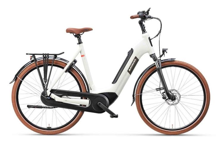 BATAVUS Altura E-Go PT Power Pro Lageinstap Lichtgrijs Mat 5, Fietsen en Brommers, Elektrische fietsen, Nieuw, Batavus, 55 tot 59 cm