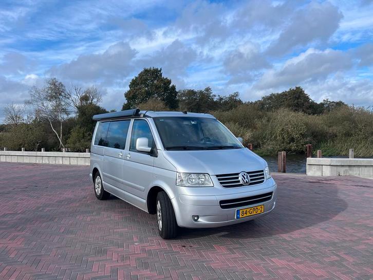 Volkswagen T5 California 2.5 TDI 96KW 2007 Grijs, Caravans en Kamperen, Campers, Particulier, tot en met 4, Buscamper of Camperbus