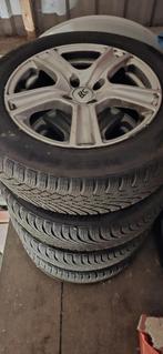 Winterbanden op lichtmetalen velgen, Ophalen, Gebruikt, 16 inch, Banden en Velgen