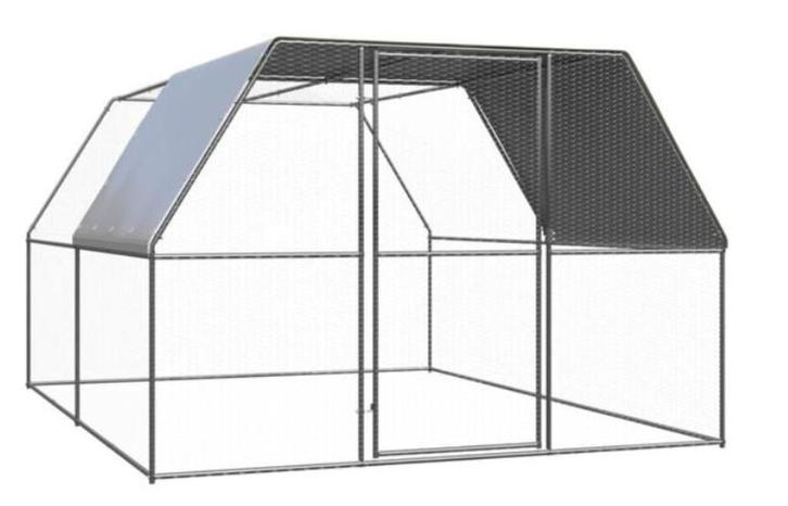 Buitenhok kippenhok kippenren 3x4x2 m GRATIS BEZORGD!, Dieren en Toebehoren, Pluimvee | Toebehoren, Nieuw, Kippenhok of Kippenren