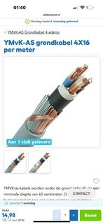 YMvK-AS grondkabel 4X16 50meter, Doe-het-zelf en Verbouw, Elektra en Kabels, Ophalen of Verzenden, Nieuw, Kabel of Snoer