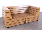 Loungebank Corner LB Satelliet 90x90cm (11stuks), 2 zitplaatsen, Kunststof, Ophalen of Verzenden, Zo goed als nieuw