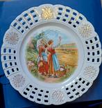 Vintage Decoratief Bord met Landelijk Tafereel, Antiek en Kunst, Ophalen