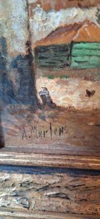 Schilderij A. Martens - Dorpsgezicht, Ophalen