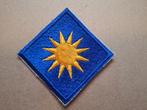 WWII US 40th Infantry Division patch, Verzenden, Amerika, Embleem of Badge