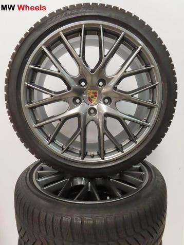 Originele Porsche Panamera 21 inch velgen met winterbanden beschikbaar voor biedingen