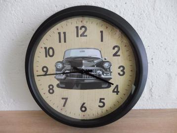 WANDKLOK Route 66 design Quartz uurwerk 32 cm Ø  NIEUW beschikbaar voor biedingen