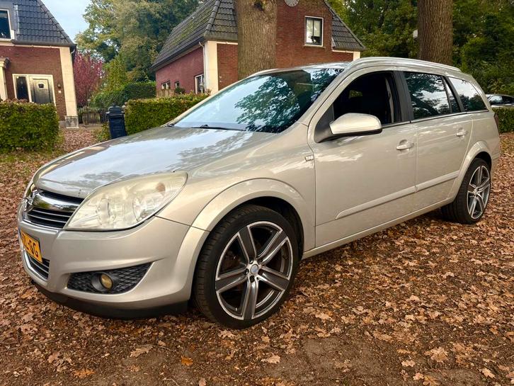 Opel Astra 1.6 16V 85KW St.wgn. 2008 Grijs, Auto's, Opel, Bedrijf, Astra, ABS, Airbags, Airconditioning, Boordcomputer, Centrale vergrendeling