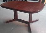Lübke vintage eetkamertafel., Huis en Inrichting, Tafels | Eettafels, Ophalen, Gebruikt, Eikenhout, 200 cm of meer