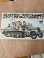 Tamiya German 8t Semitrack 20mm Flakvierling Sd.Kfz.7/1, Hobby en Vrije tijd, Tank, 1:32 tot 1:50, Nieuw, Ophalen of Verzenden