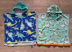 HEMA kinder poncho’s dino en haai maat 60x60 cm handdoek, Huis en Inrichting, Badkamer | Badtextiel en Accessoires, Ophalen of Verzenden