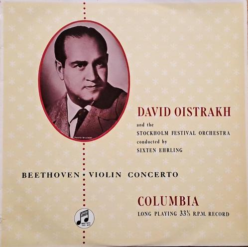 DAVID OISTRAKH - Beethoven Violin Concerto ( LP Classic UK ), Cd's en Dvd's, Vinyl | Klassiek, Zo goed als nieuw, Classicisme