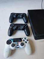 Ps4 + 3 controlers + 7 games + oplaadblok, Ophalen, Met 2 controllers, Original, Gebruikt