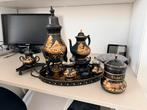 Vintage koffie/theeservies | CKTiel Holland | lakwerk/pewter, Ophalen, Zo goed als nieuw, Overige vormen, Metaal