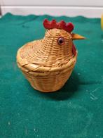 kip mandje vintage van hout en riet, Ophalen of Verzenden, 'T Olde Gre-j, Info@toldegrej.nl, Endepoelstraat 20f Didam
