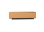 HKliving Mirror Block Salontafel - Smokey Brown | €499, nu, Huis en Inrichting, Tafels | Salontafels, Hkliving, 100 tot 150 cm