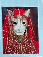 Lapje katoen kat in kostuum/gewaad, Nieuw, Ophalen of Verzenden, Katoen, Minder dan 30 cm